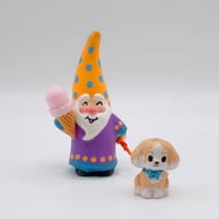 Image 4 of Whimsical gnomes with their puppy dogs