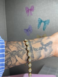 Crystal tennis bracelet ✨