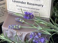 Image 2 of Lavender Rosemary Natural Herbal Essential Oil Soap