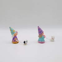 Image 5 of Whimsical Girl Gnomes with Puppies
