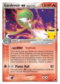 Gardevoir ex (Delta Species) - Celebrations: Classic Collection - Near Mint