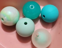 Image 1 of Teal Beads (465)