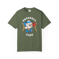 Image 1 of Baseball Time T-Shirt — Vintage Cartoon Batter Tee