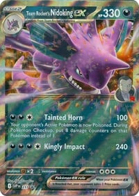 Team Rocket's Nidoking ex - 217 - SV: Scarlet & Violet Promo Cards - Near Mint