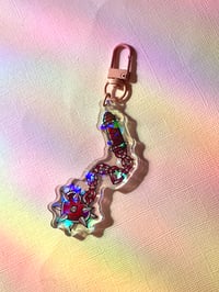 Image 3 of Flash design acrylic keychains 