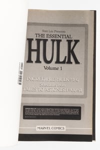 Image 2 of Essential Hulk Volume 1