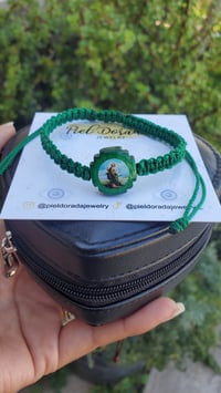 Image 1 of Green San Judas Tadeo Bracelet