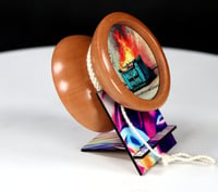 Image 1 of Swiss Pear Dumpster Fire! Yo-Yo, #2026-063