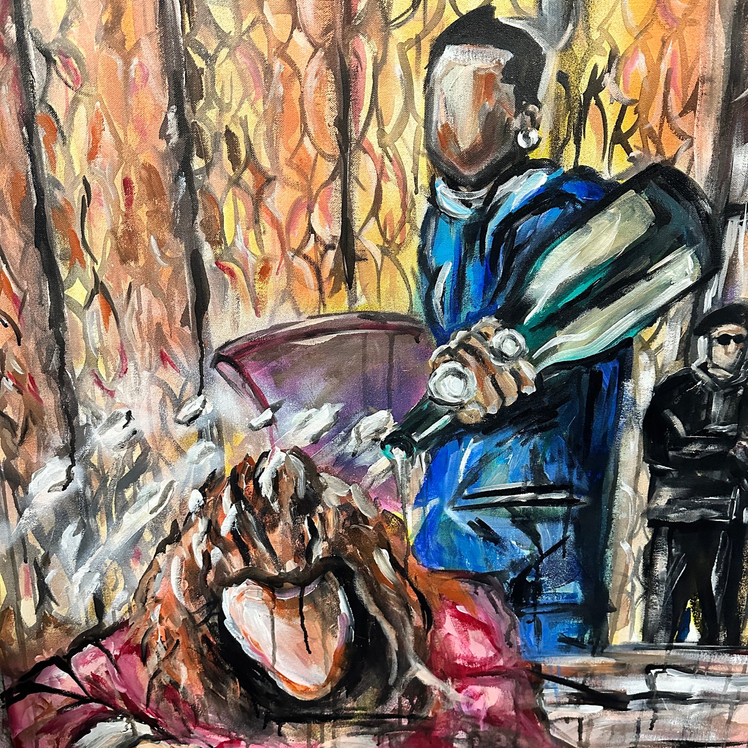 CANCEL THAT BXTCH ORIGINAL PAINTING - 30x30"