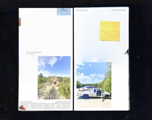 Image 2 of STOMPING GROUNDS - Wes Thompson