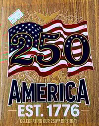Image 3 of 250th USA Anniversary Decal