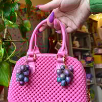 Image 2 of Ultra Mini Grape Bag Charms *lilac dreamz*