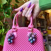 Image 1 of Ultra Mini Grape Bag Charms *lilac dreamz*