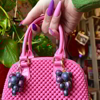 Image 1 of Ultra Mini Grape Bag Charm *lavender crush* 