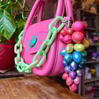 Image 2 of Rainbow Bright Grape Bag Charm