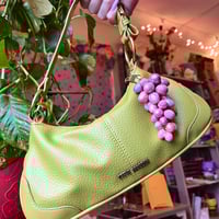 Image 2 of Pink Blush Grape Bag Charm 
