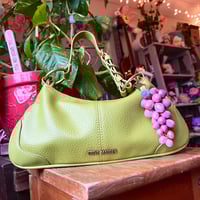 Image 3 of Pink Blush Grape Bag Charm 