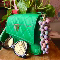 Image 2 of Marble Berry Grape Bag Charm 