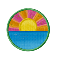 Sunrise Patch Sticker