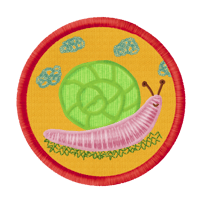 Snail Patch Sticker