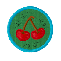 Cherries Patch Sticker