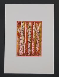 Image 1 of Whispers in Amber Woods Original Mini Watercolor Painting