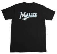 Image 1 of BLACK TROMPE L'OEIL AIRBRUSH TEE