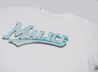 Image 2 of WHITE TROMPE L'OEIL AIRBRUSH TEE