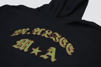 Image 2 of BLACK ARCH STAR PRINT HOODIE
