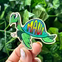 Image 1 of Maui Turtle Shell Wooden Magnets