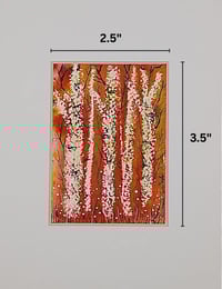 Image 2 of Whispers in Amber Woods Original Mini Watercolor Painting