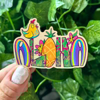 Image 1 of Aloha Wooden Magnets