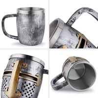 Image 5 of 👑The Armored Kingdom King's Guard Knight Helmet Mug-Historic Design-Heavy Duty-Easy Grip Handle