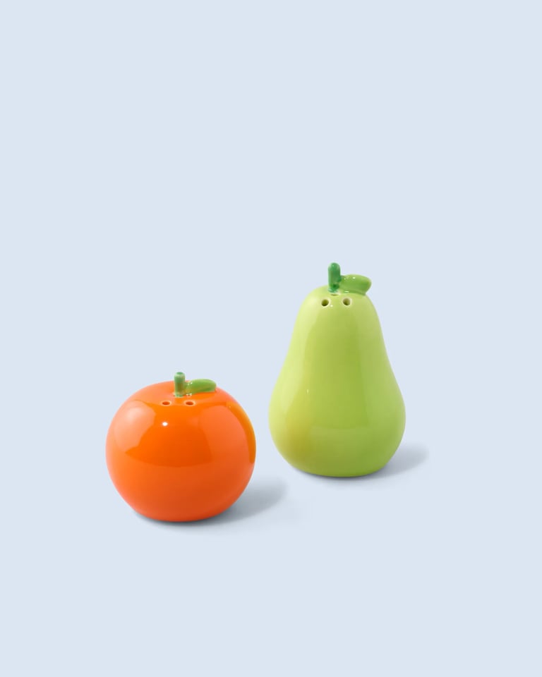 DUO DE SALIÈRE & POIVRIÈRE ORANGE POIRE Image 4