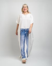 Image 4 of Jeans + Tee Caftan (White) Preorder
