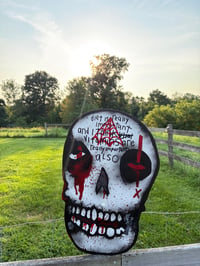 WOODEN SKULL