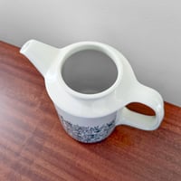 Image 4 of Arabia Finland Krokus Black and White Coffee Pot