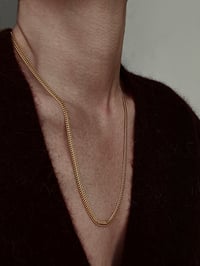 Image 2 of WOVEN LONGLINE NECKLACE