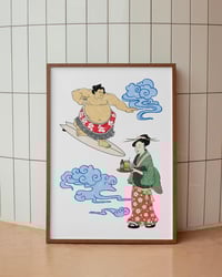 Image 4 of Ukiyo-e "Double personnages"