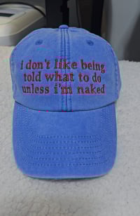 I don't like being told what to do CAP