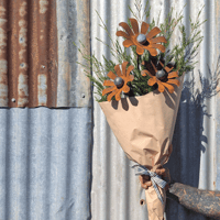 Image 1 of Everlasting Flower Posy | Rusty Daisy