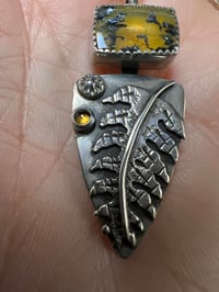 Image 2 of Fern/Citrine/Dentritic Quartz Necklace