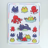 Image 2 of Sticker sheet | Silly animals