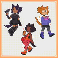 Image 1 of Stickers | Catgirls