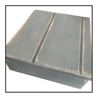 Image 1 of Tool box with hinged lid and catch Distressed / Shabby Chic