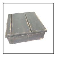 Image 2 of Tool box with hinged lid and catch Distressed / Shabby Chic