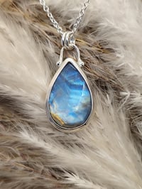 Image 1 of Rainbow Moonstone Teardrop 2