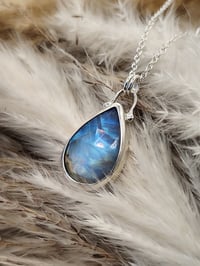 Image 4 of Rainbow Moonstone Teardrop 2