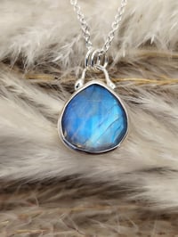 Image 1 of Rainbow Moonstone Teardrop 3