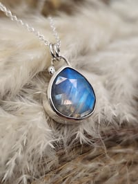 Image 3 of Rainbow Moonstone Teardrop 3